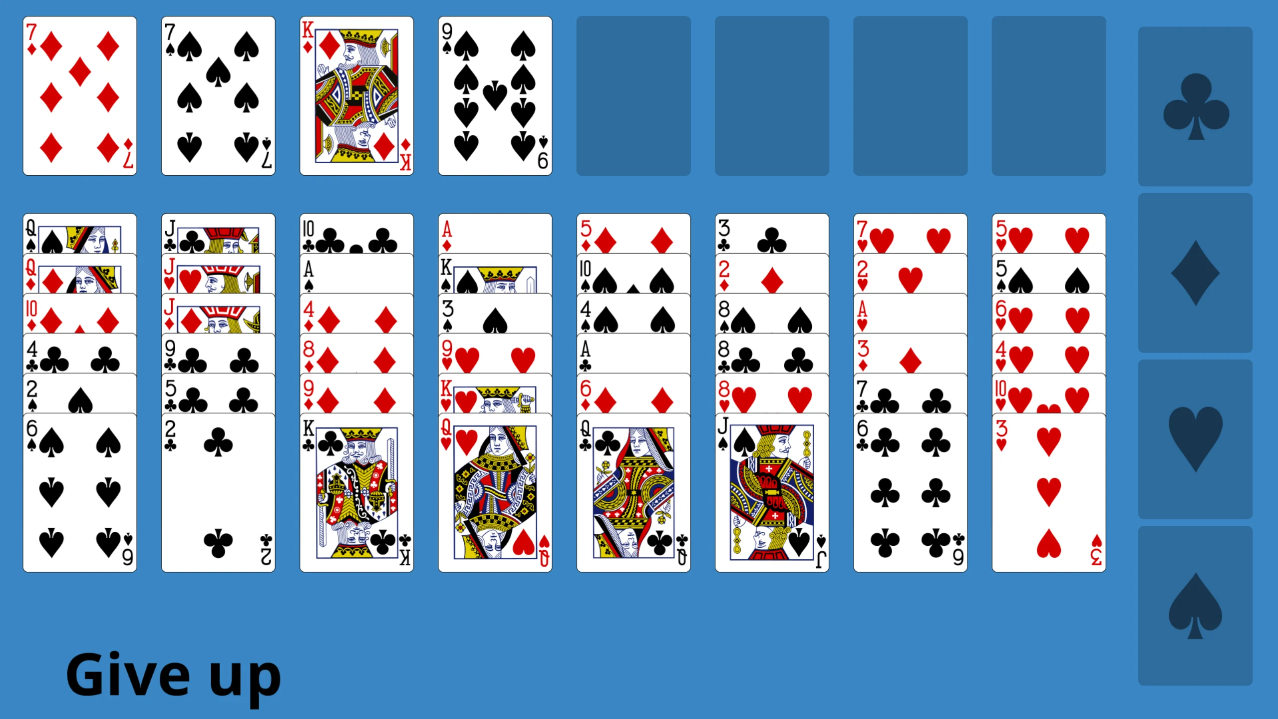 Solitaire Eight Off screenshot