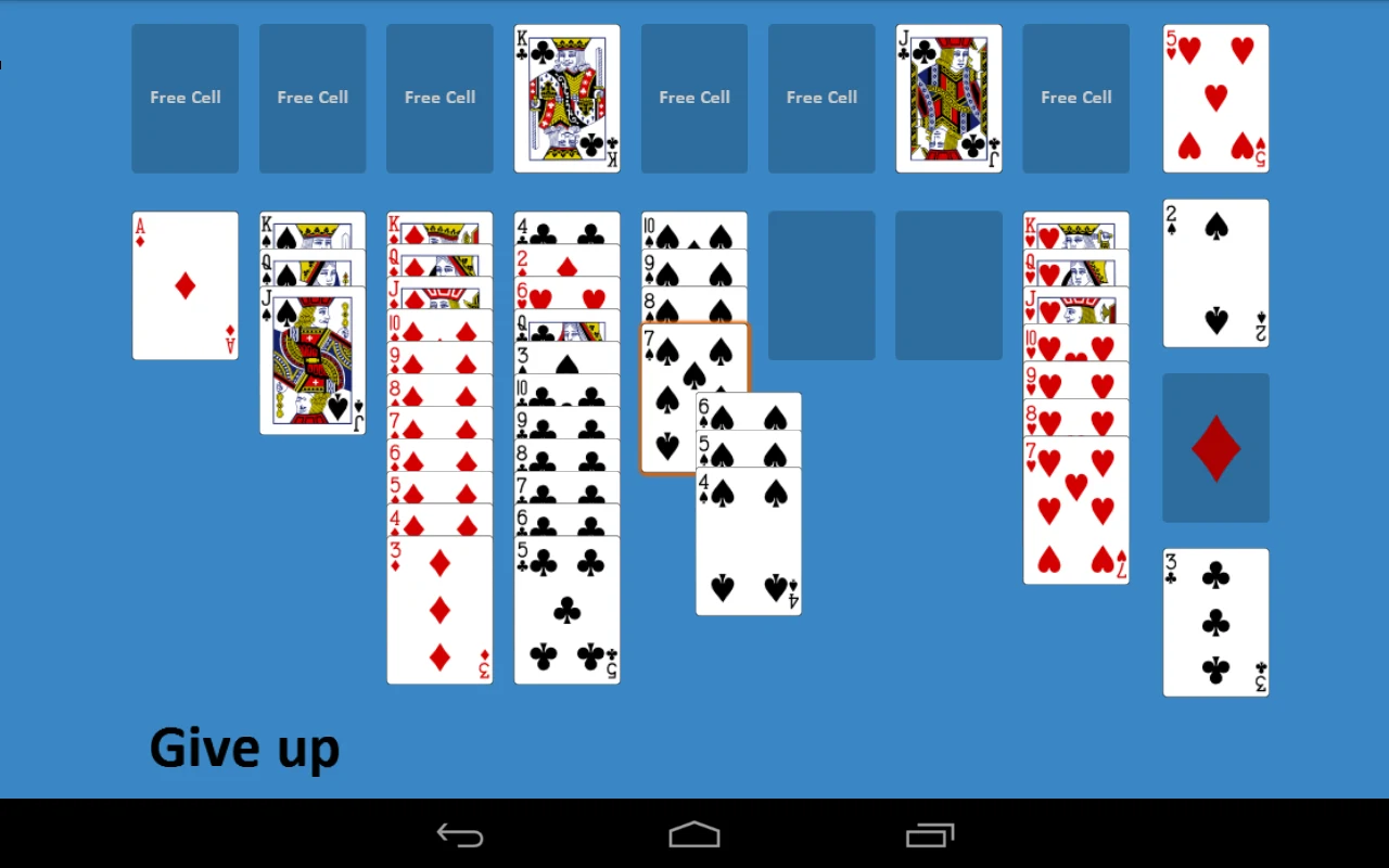 Solitaire Eight Off screenshot